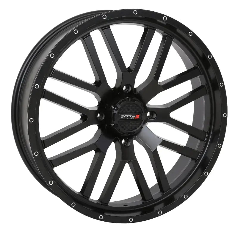 St3 Wheel 24x7 4+2.5 (+10mm) 4/137 4 Matte Black 3-241137