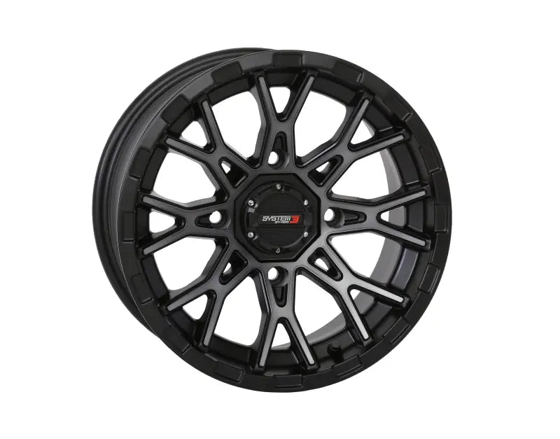 St6 Wheel 12x7 2+5 ( 47mm) 4/110 Matte Dark Tint 3-126111