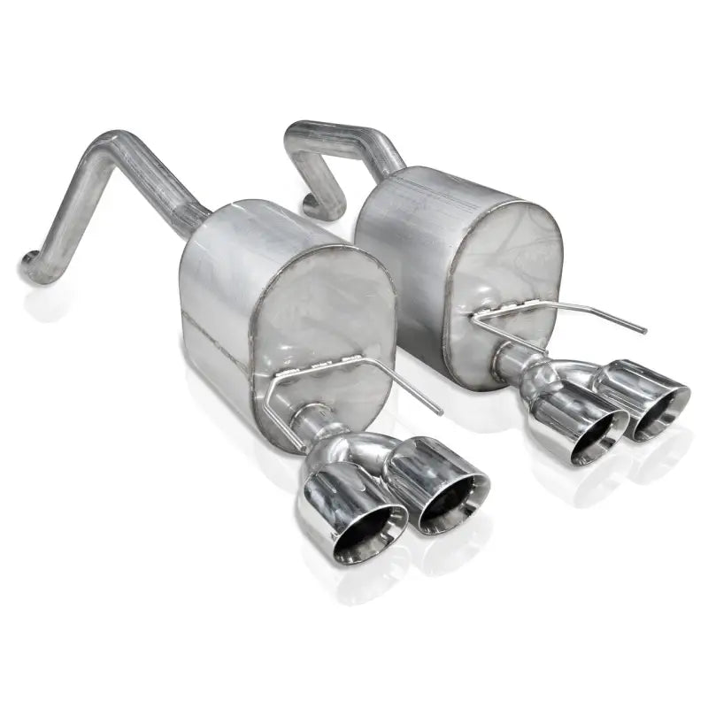 Stainless Works 05-08 Chevrolet Corvette C6 2.5in Axle Back Exhaust System - C605CBQUAD sswc605cbquad