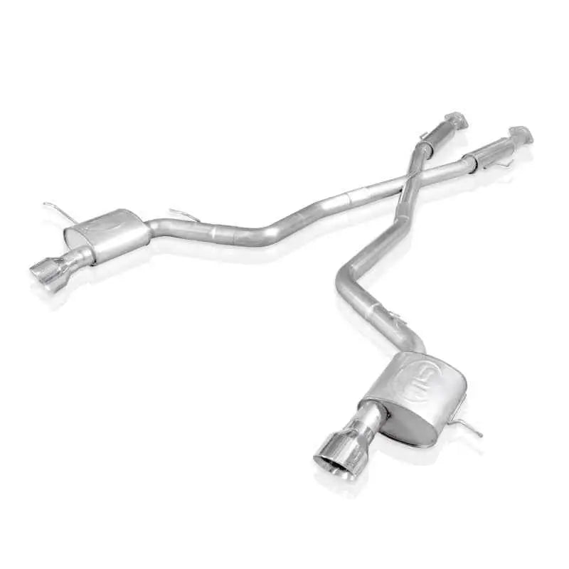 Stainless Works 2012-17 Jeep Grand Cherokee 6.4L Catback Chambered Mufflers X-Pipe jeep64cb-c