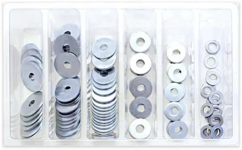 SV-FENDW Bolt M6 Fender Washer Assortment 120 Piece Kit wps-020-20000