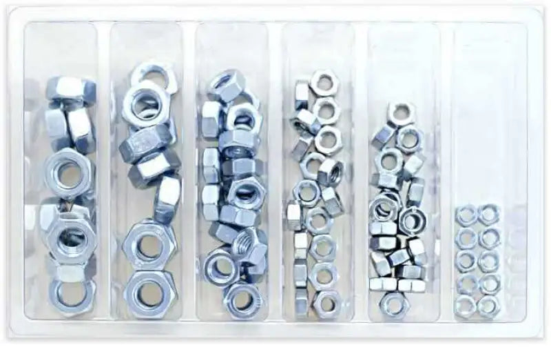 SV-HEXNUT Bolt Hex Nut Assortment 90 Piece Kit wps-021-00000