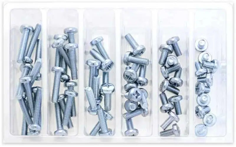 SV-M6PAN Bolt M6 Pan Head Phillips Assortment 120 Piece Kit wps-022-31600