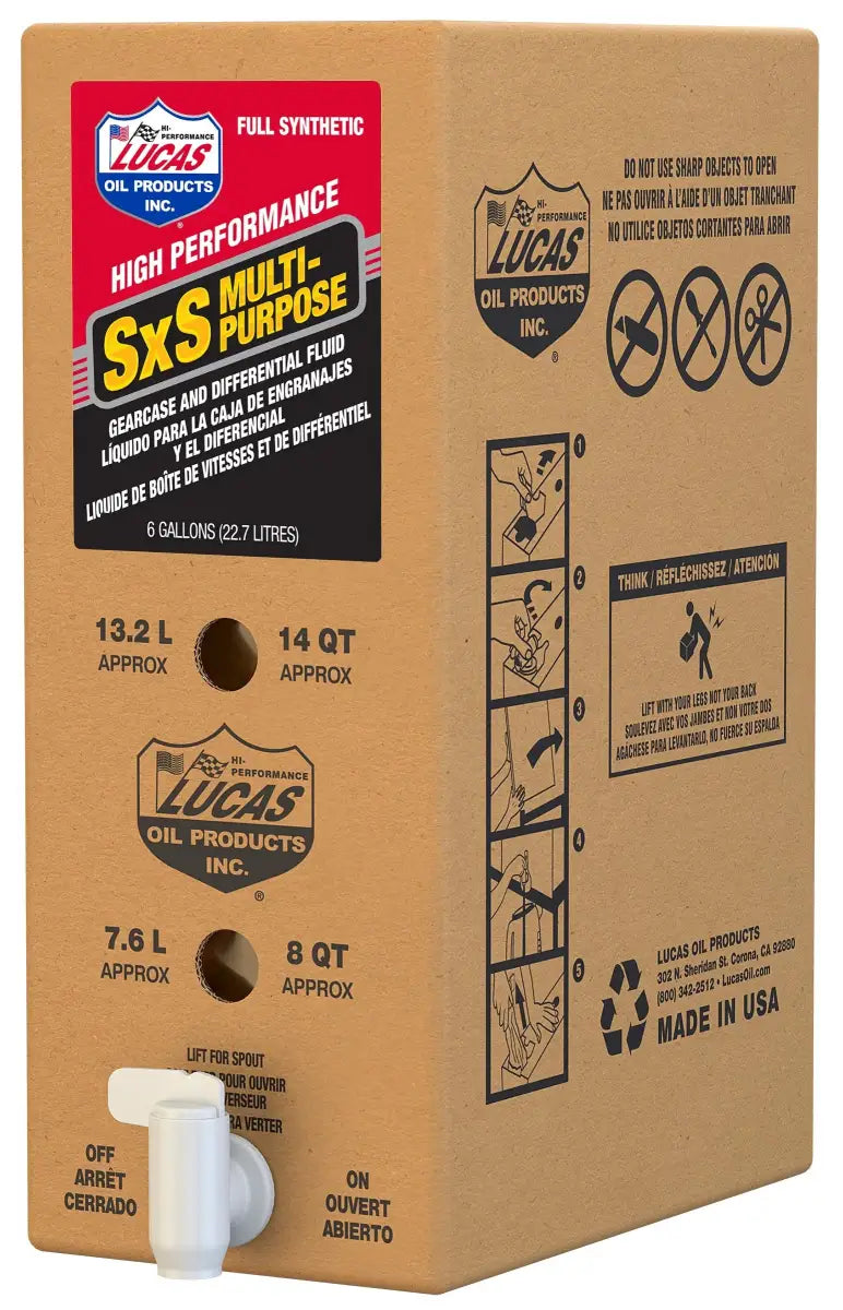 Sxs Gear Case Oil 6 Gal Bib 58-53584