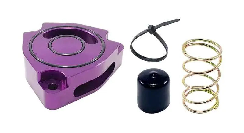 Torque Solution Blow Off BOV Sound Plate (Purple) 14+ Kia Forte Koup Turbo ts-sp2-kfpr