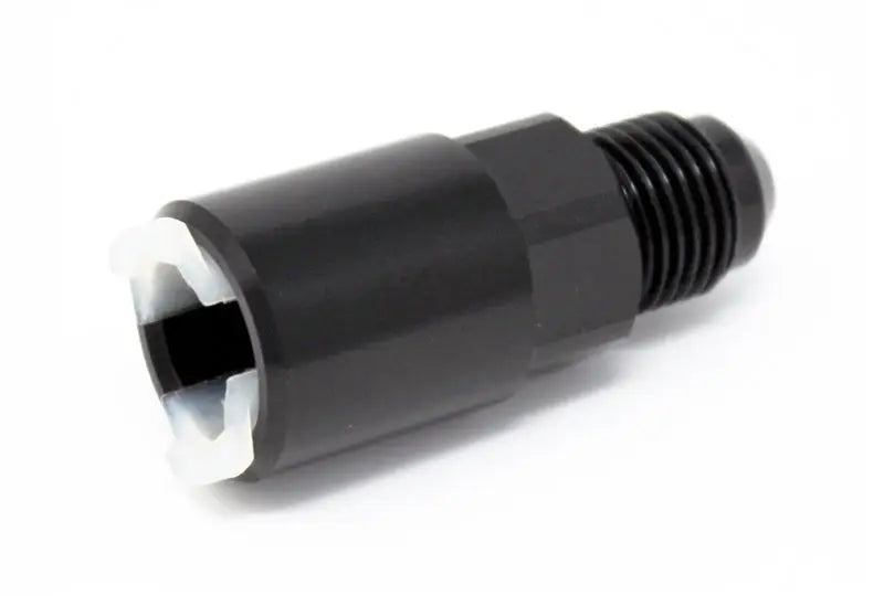 Torque Solution Push-On Quick Disconnect Adapter Fitting: 5/16in SAE to -6AN Male Flare tqsts-ftg-009