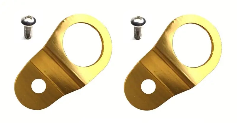 Torque Solution Radiator Mount Combo (Gold) : Mitsubishi Evolution 7/8/9 tqsts-ev-012c
