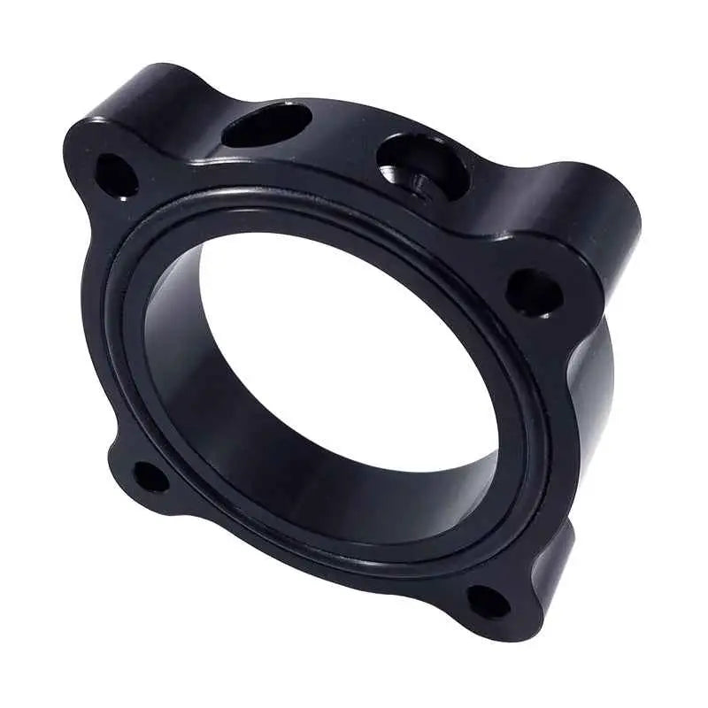 Torque Solution Throttle Body Spacer 2015 Ford Mustang Ecoboost - Black ts-tbs-033