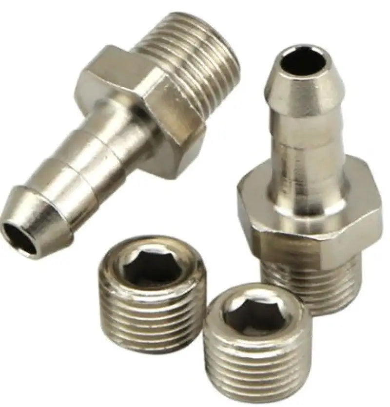 Turbosmart 1/8in NPT 6mm Hose Tail Fittings and Blanks turts-0550-3008