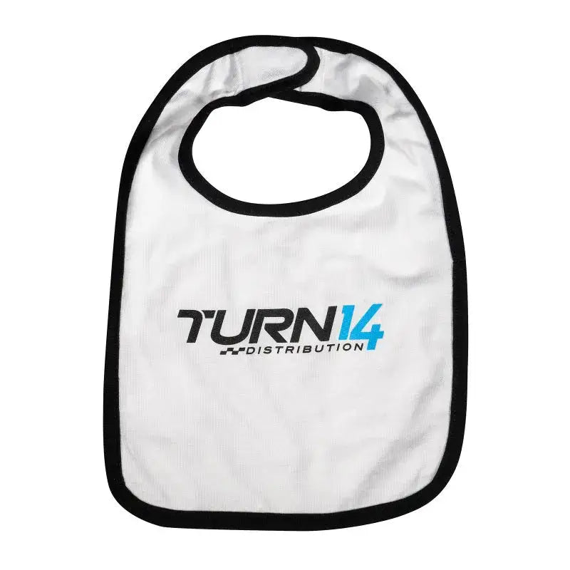 Turn 14 Distribution Baby Bib - White t14c9900