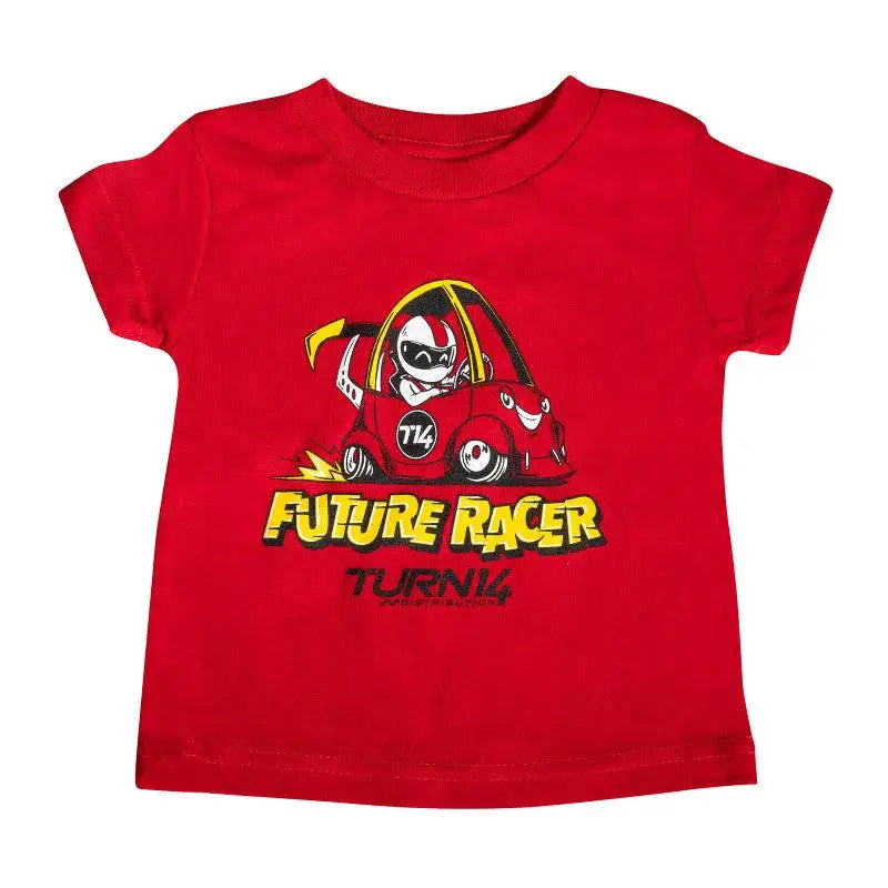 Turn 14 Distribution Baby Future Racer Tshirt - Red t14c9920