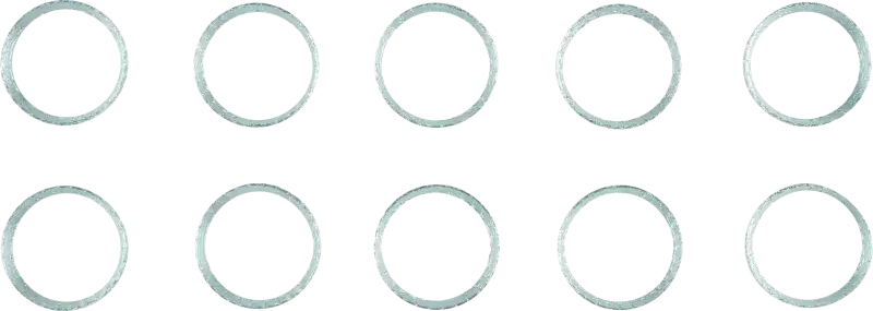 Twin Power 84-Up Evo BT and XL and M8 Exhaust Gaskets Replaces 65324-83 Tapered 10 Pk twp043206