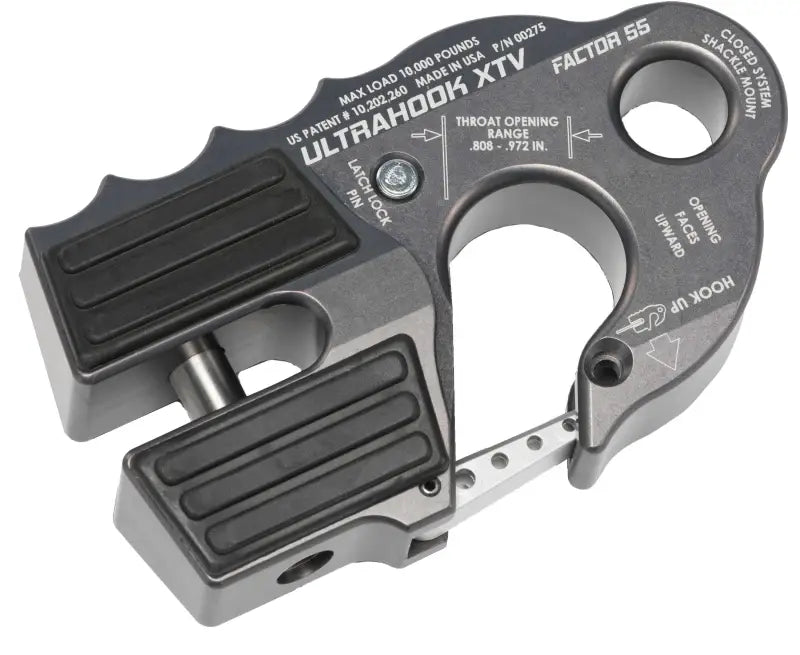 Ultrahook Xtv Winch Shackle Mount Grey wps-640-02756