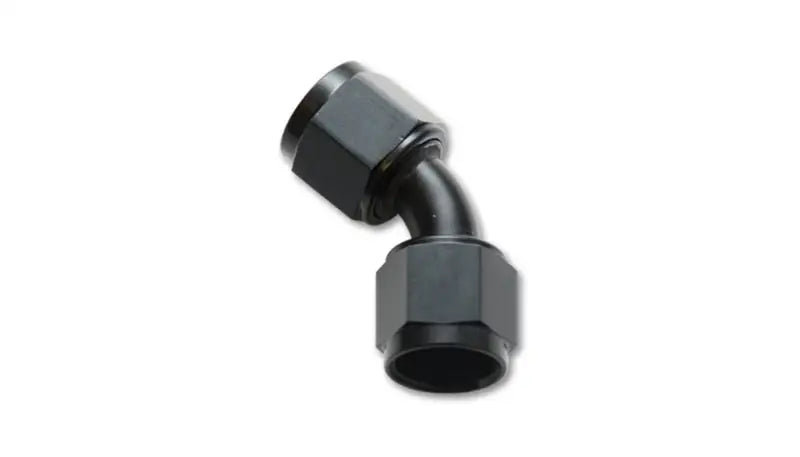 Vibrant -10AN X -10AN Female Flare Swivel 45 Deg Fitting ( AN To AN ) -Anodized Black Only - 10714 vib10714