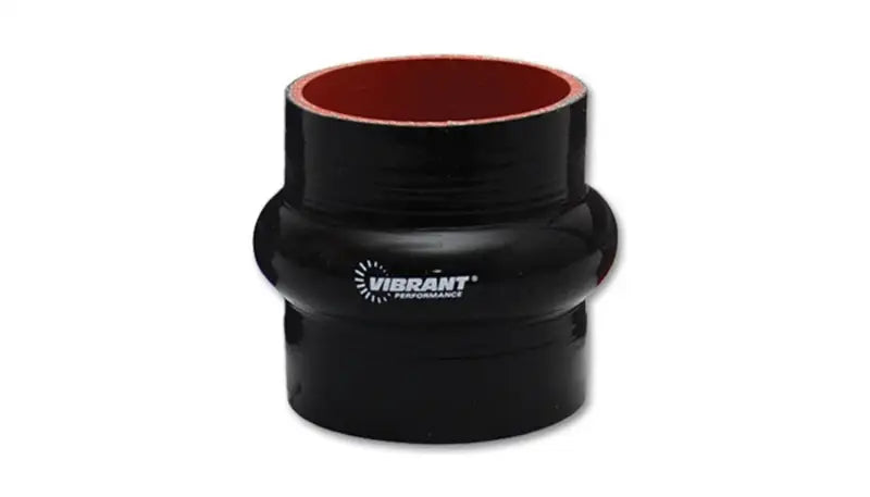 Vibrant 4 Ply Reinforced Silicone Hump Hose Connector - 2.75in I.D. x 3in long (BLACK) - 2733 vib2733