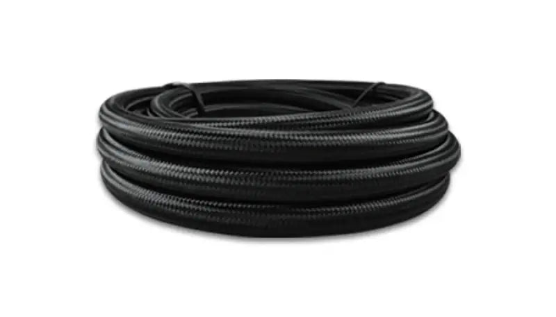 Vibrant -6 AN Black Nylon Braided Flex Hose .56in ID (150 foot roll) - 12006 vib12006