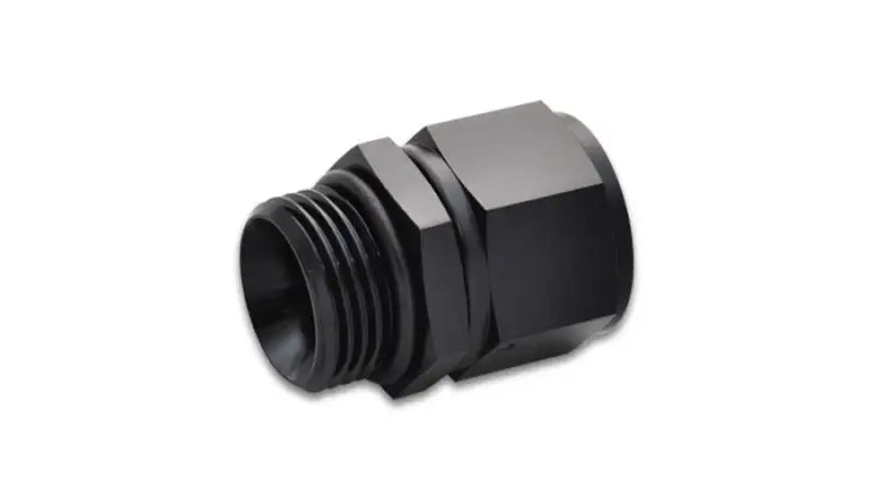 Vibrant -6AN Female to -10 ORB Swivel Adapter w/ O-Ring - Anodized Black - 16865 vib16865