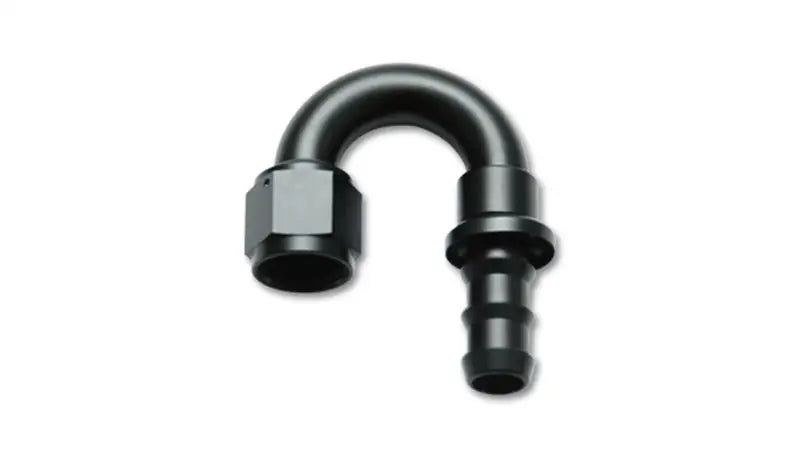 Vibrant -8AN Push-On 180 Deg Hose End Fitting - Aluminum - 22808 vib22808