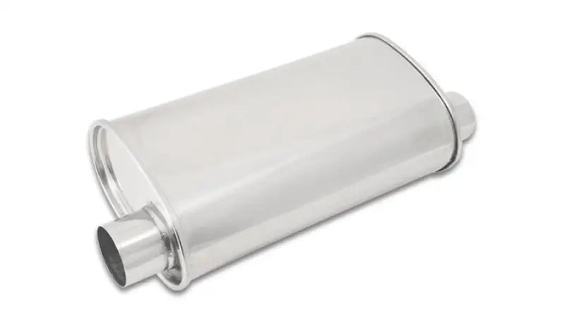 Vibrant StreetPower Oval Muffler 5in x 9in x 15in - 2.5in inlet/outlet (Offset-Offset Same Side) - 1129 vib1129