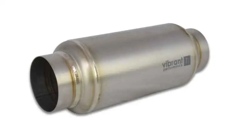 Vibrant Titanium Resonator 2.5in. Inlet / 2.5in. Outlet x 12in. Long 17525