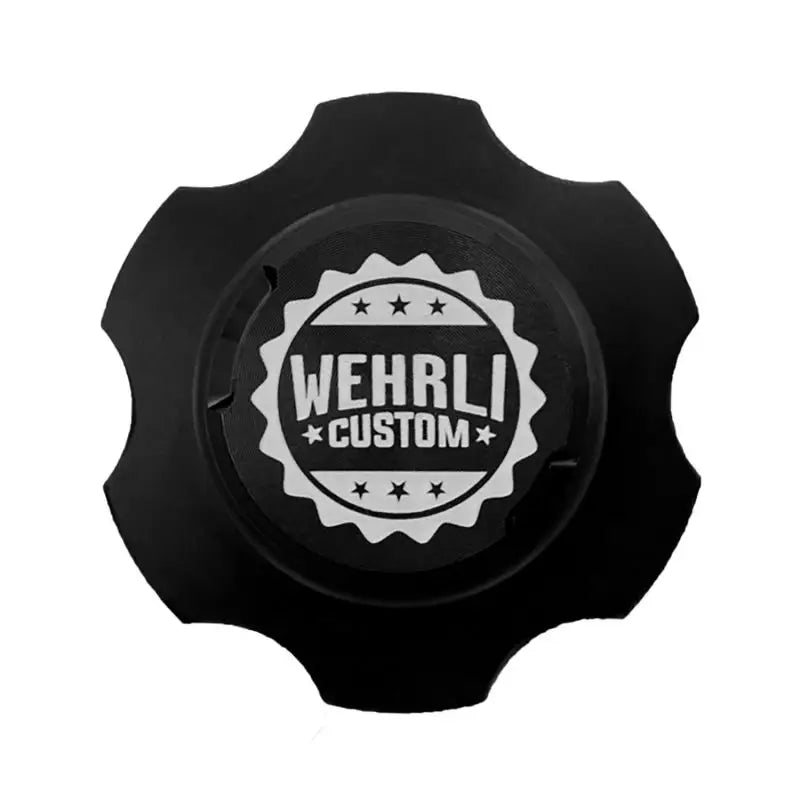 Wehrli 2001+ GM Duramax LB7/LLY/LBZ/LMM/LML/L5P Billet Oil Fill Cap - Black Anodized - WCF100443 wcfwcf100443