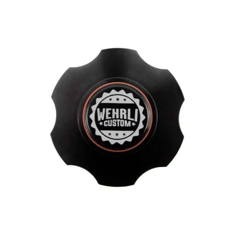 Wehrli 98.5-21 Cummins Billet Aluminum Black Anodized Oil Fill Cap wcf100395