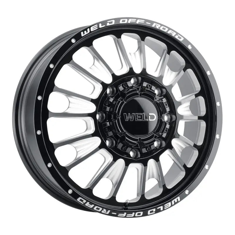 Weld Off-Road W121 20X8.25 Scorch Front 8X200 ET108 BS8.90 Gloss Black MIL 142.2 - W12108292890 welW12108292890