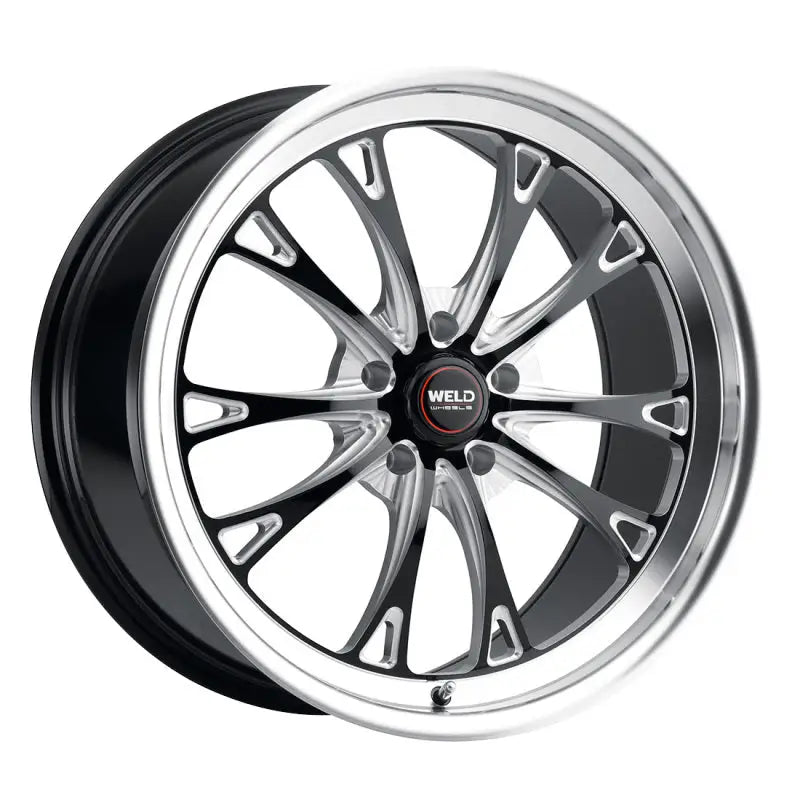 Weld S157 20X10.5 Belmont Drag 5X127 ET38 BS7.25 Gloss Black MIL Dia 71.5 - S15700575P38 welS15700575P38