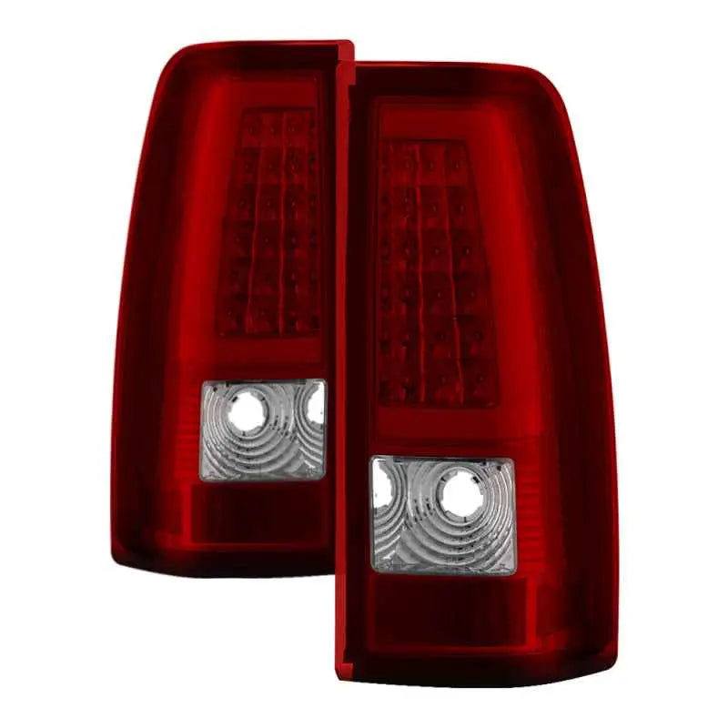xTune Chevy Silverado 1500/2500/3500 99-02 / Version 3 Tail Lights Red Clear ALT-ON-CS99V3-LBLED-RC 9038792