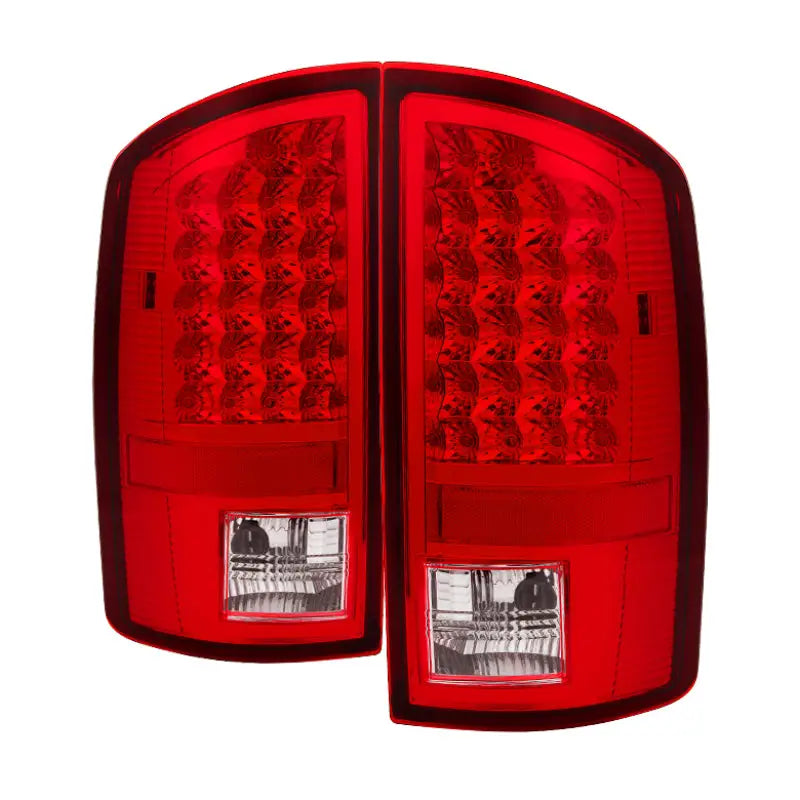 Xtune Dodge Ram 07-08 1500 / Ram 07-09 2500/3500 LED Tail Lights Red Clear ALT-JH-DR07-LED-RC spy5073037
