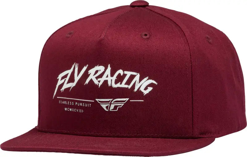 Youth Fly Khaos Hat Maroon/White wps-351-0099