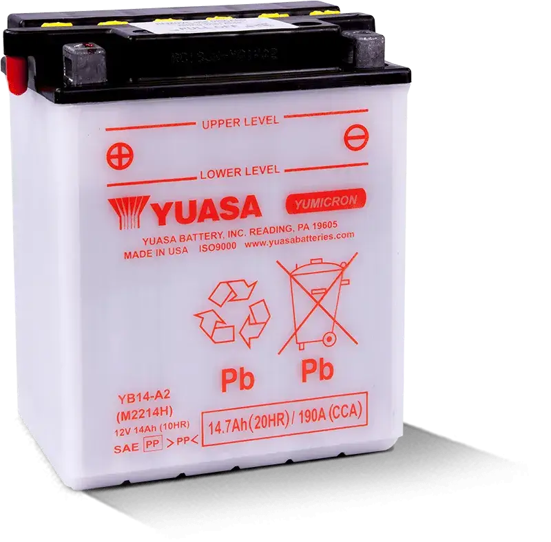 Yuasa YB14-A2 Yumicron CX 12 Volt Battery ysayuam2214hind