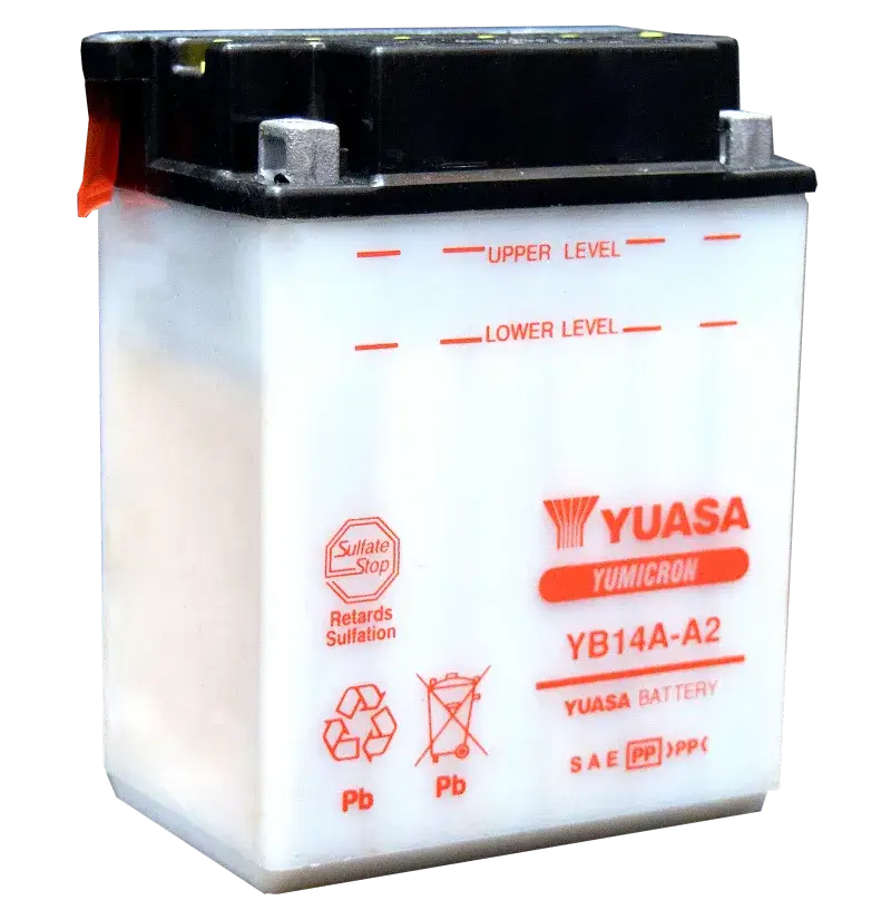 Yuasa YB14A-A2 Yumicron CX 12 Volt Battery 626599